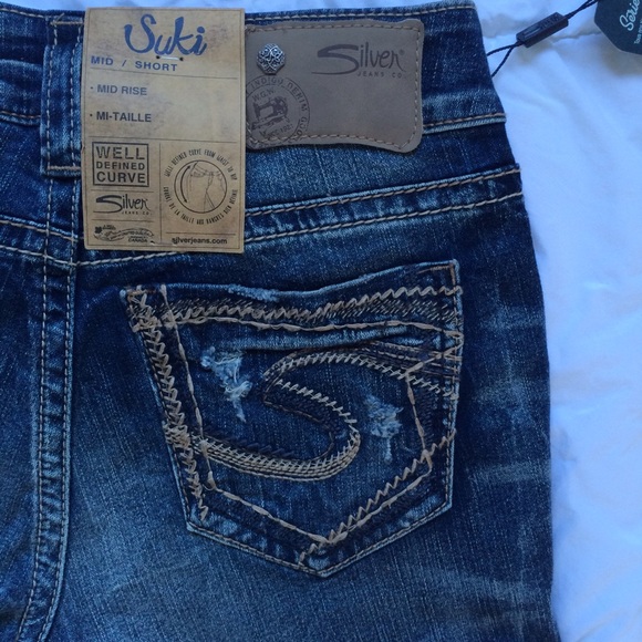 NWT Silver Suki Shorts