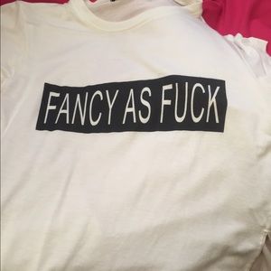 fancy as fuck Brandy Melville crop top
