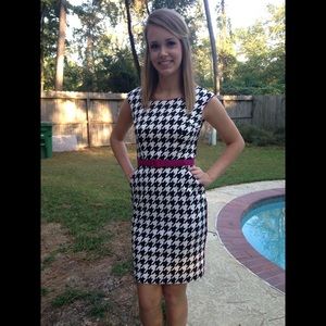 Houndstooth Dress