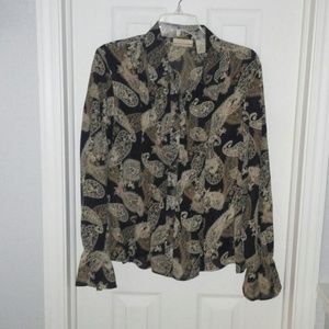 Paisley Print Top