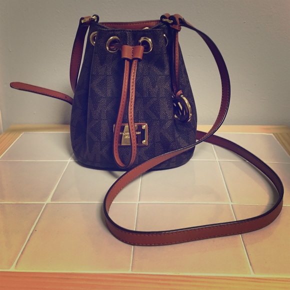 Michael Kors mini bucket bag