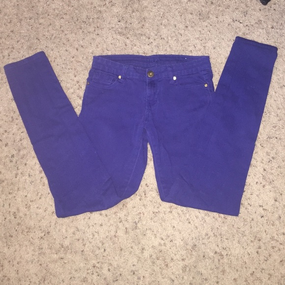 Blue skinnies