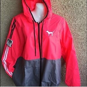 Pink windbreaker jacket brand new