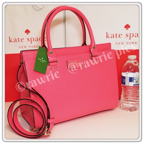kate spade Handbags - New Kate Spade pink structured Tote Satchel