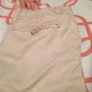 khaki shorts