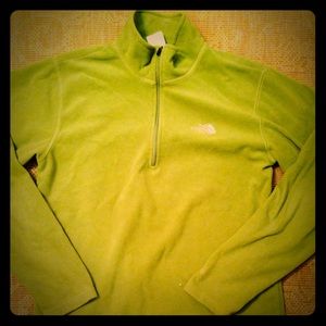 North Face fleece quarter zip