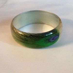 Peacock bracelet