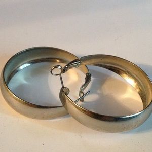 Silver hoops