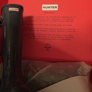 Hunter rain boots