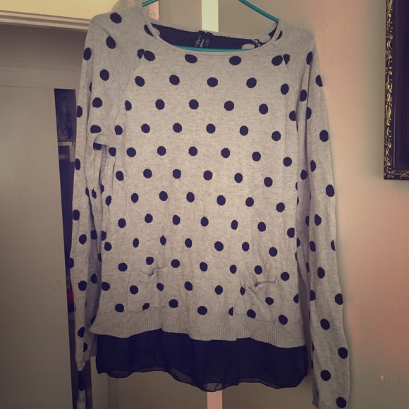 Polka Dot tunic sweater