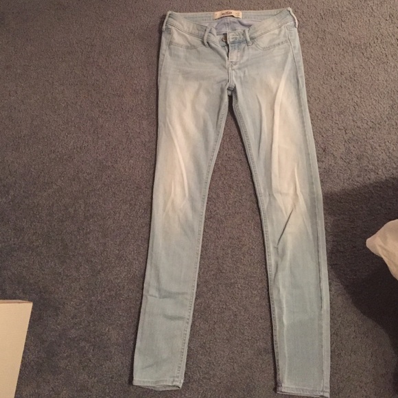 Hollister light wash jeggings
