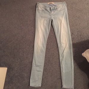 Hollister light wash jeggings