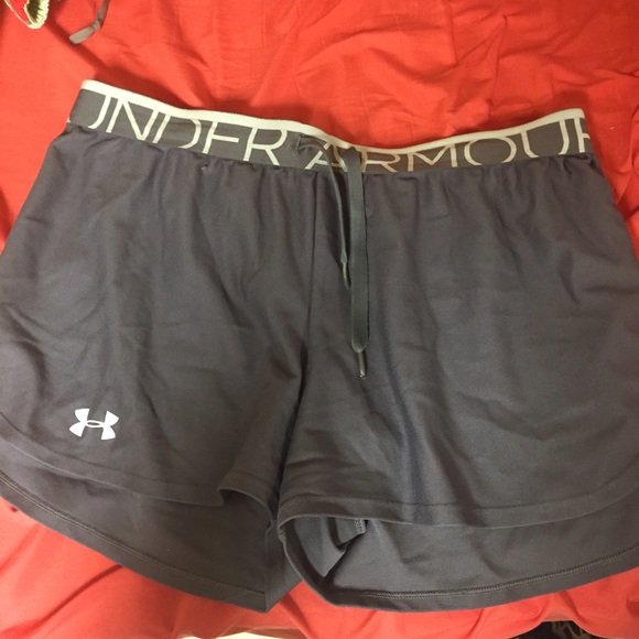 Gray UA shorts