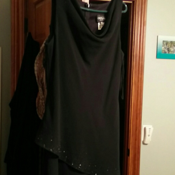 Black evening dress
