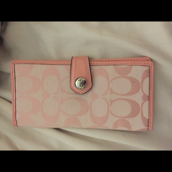 Pink Coach wallet