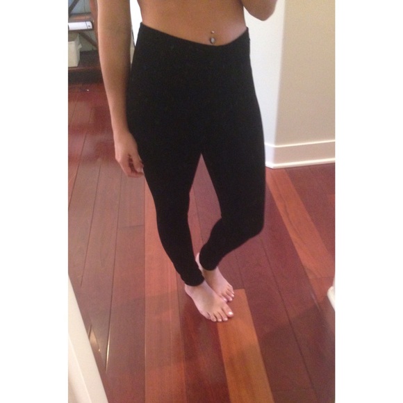 Hotsox Other - Black Velvet Leggings