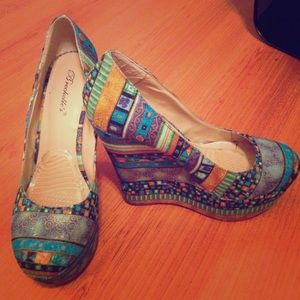 ✨Printed wedges ✨