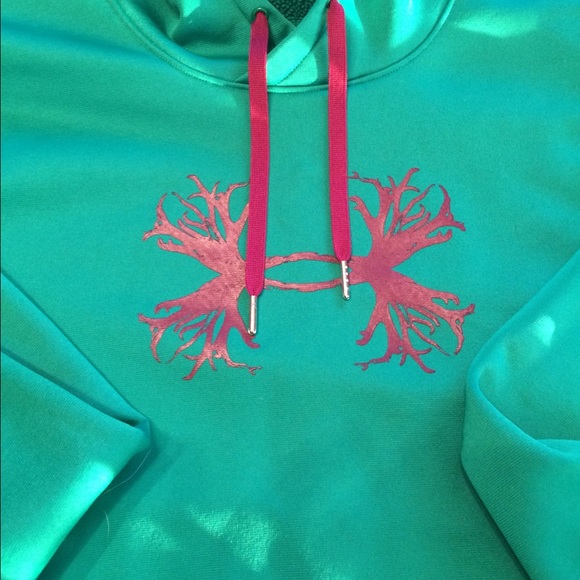 Under Armour sweatshirt.