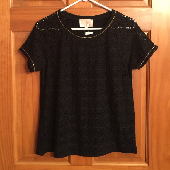 Detailed knit blouse