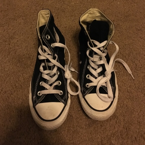 Black hightop all star converse