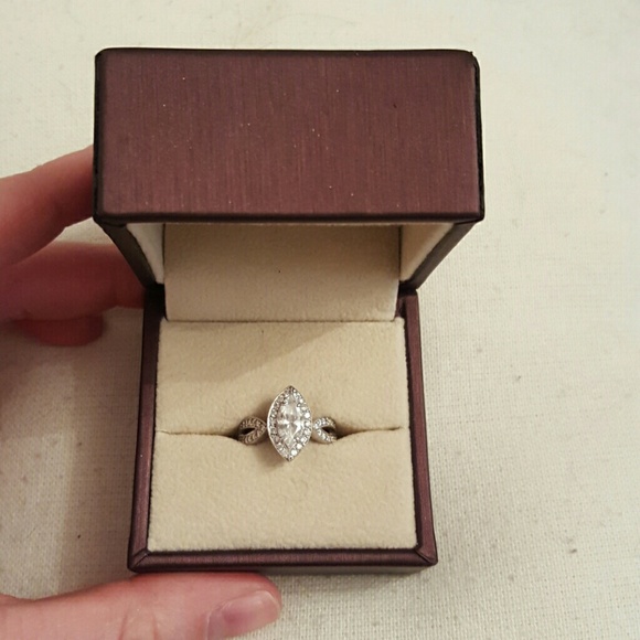 Jewelry - π ONE HOUR SALE Unique Marquis Engagement Ring Jewelry - π ONE HOUR SALE Unique Marquis Engagement Ring