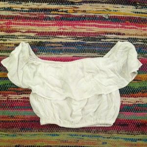 Double Layer Off the Shoulder Top