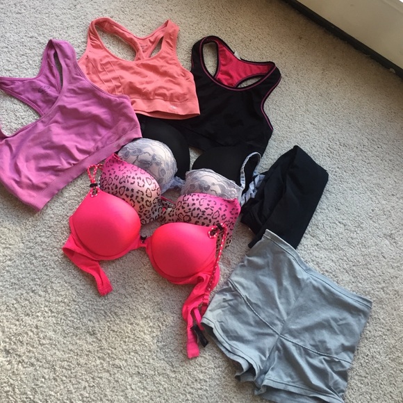 CLEARANCE BUNDLE: 4bras, 3 sportsbras, 2shape wear