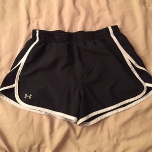 UA running shorts