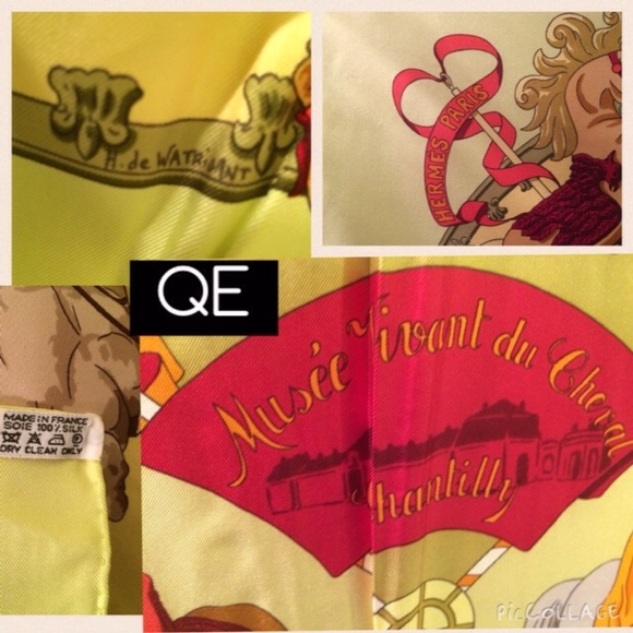 NEW HERMES Scarf-Musee Vivant du Cheval Chantilly - Picture 4 of 4