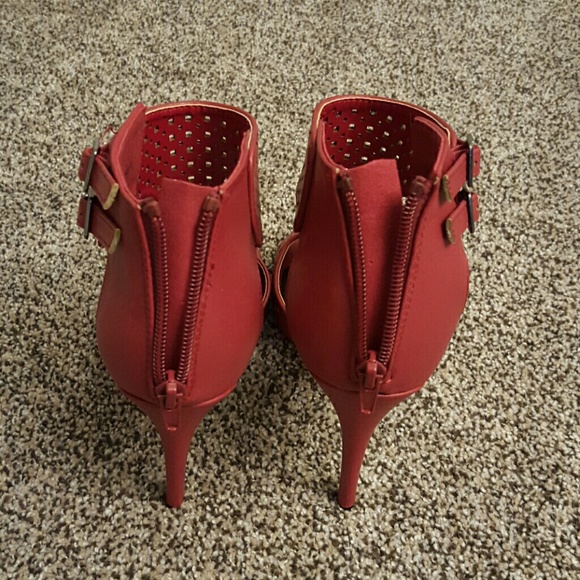 Paper Fox Shoes - Paper Fox Crimson Heels Paper Fox Shoes - Paper Fox Crimson Heels