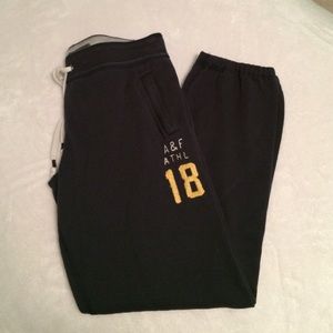Navy blue Abercrombie & Fitch sweats