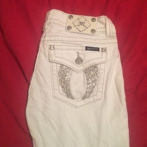 White miss me skinny jeans!