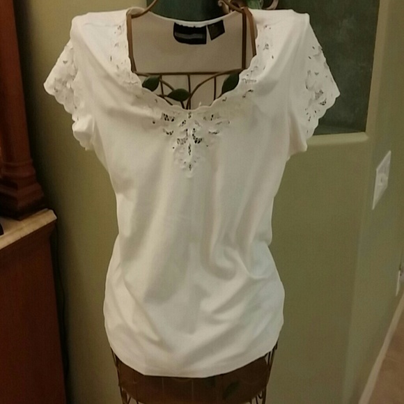 Adorable Cap-Sleeve Stretch Top