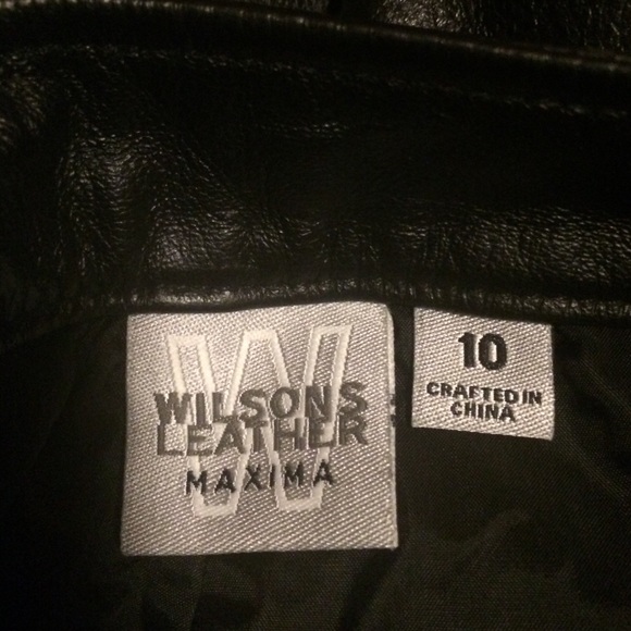 Black Leather Pants - Picture 4 of 4