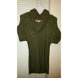Green Crowley Neck Sweater