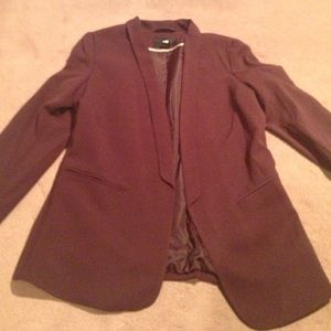 H&M burgundy blazer