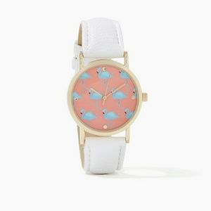 Charming Charlie Flamingos Watch