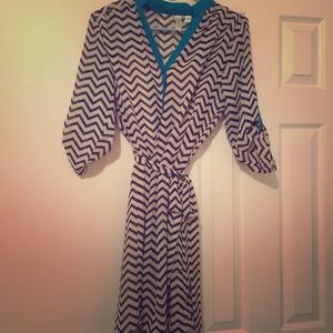 Chevron dress size small