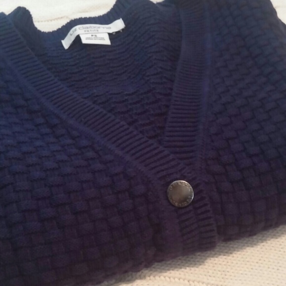 Basket weave textured cardigan