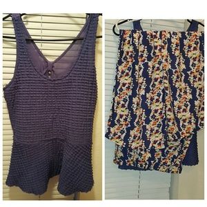 Jessica Simpson Tank/Wide Leg Pants