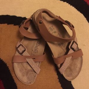 Authentic Birkis Sz. 38 Brown Plaid