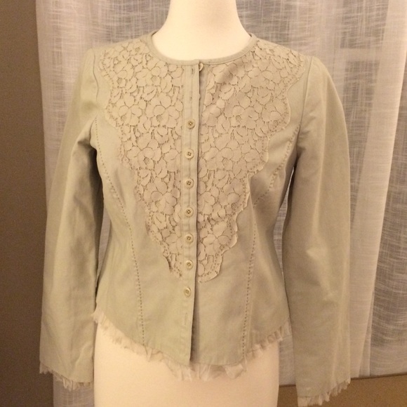 ⭐️SOLD⭐️SUNDANCE Lace Militaire Jacket