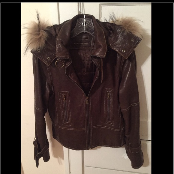 Marc Jacobs Leather Coat