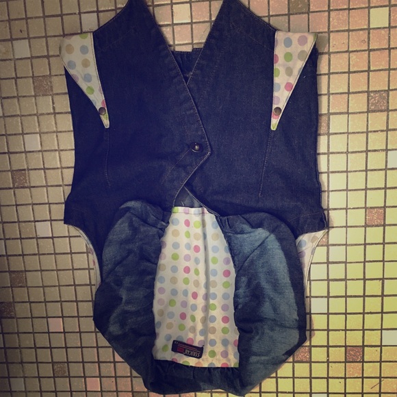 This is a denim vest - Picture 1 of 4