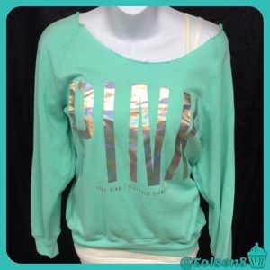 Mint Slouchy PINK Sweatshirt
