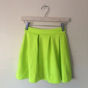$10 flash sale: nasty gal lime mini skirt