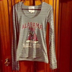 Long sleep shirt with hood
