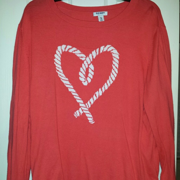 Old Navy heart sweater
