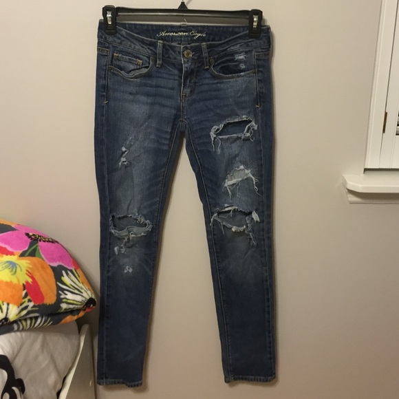 American Eagle Destroyed Jeans