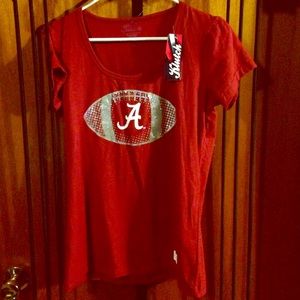 Alabama football tee